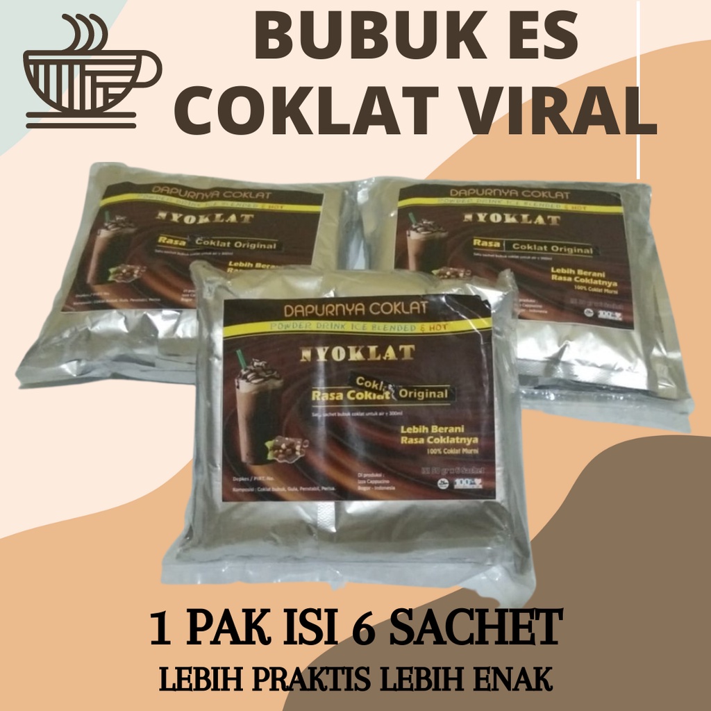 BUBUK NYOKLAT PREMIUM | ES COKLAT VIRAL ( SUDAH + GULA ) | Bubuk Coklat | NYOKLAT KLASIK | CLASSIC | SERBUK KAKAO | CACAO POWDER