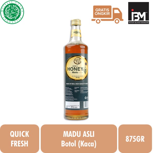 

Quick Fresh Honey / Madu Murni Asli 875GR botol