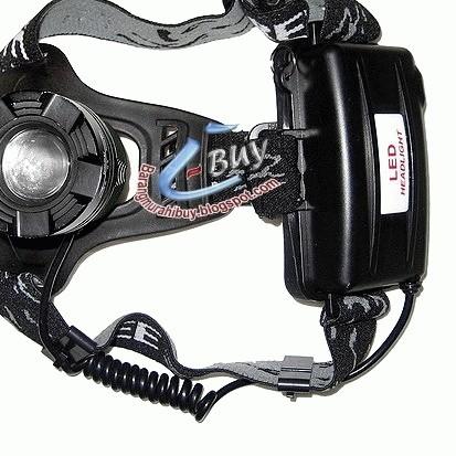 Senter Kepala Super terang dan Murah, Senter Kepala Cree LED XML-T6