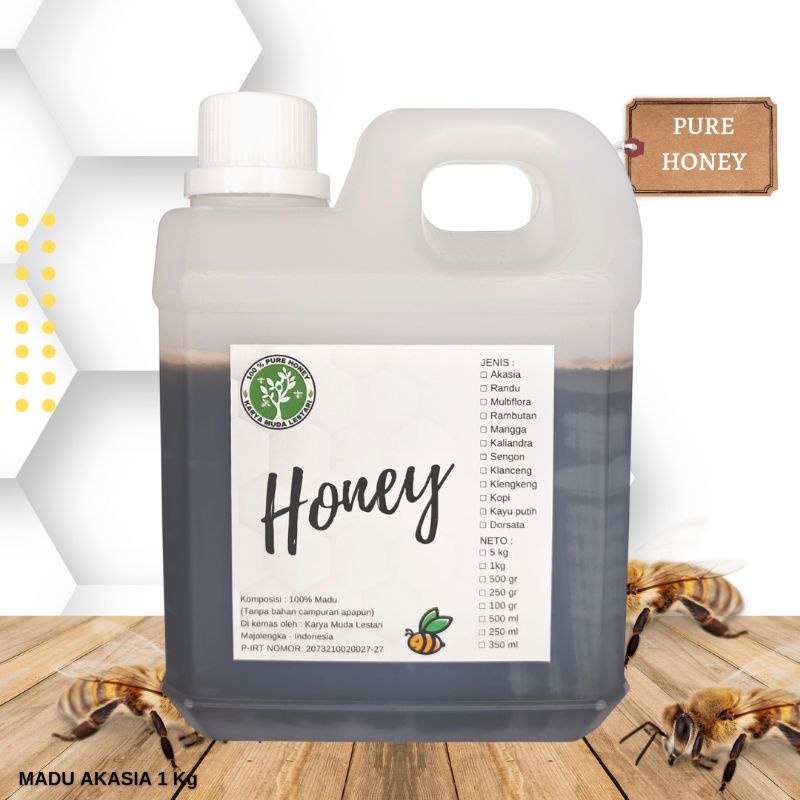 

Madu Asli | Madu Murni | Akasia | Natural Honey | 1kg