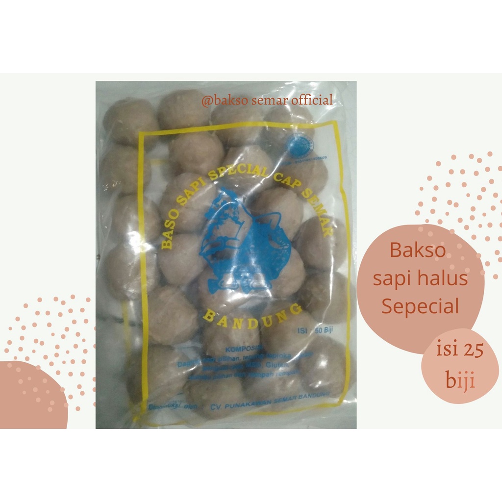 

Bakso Sapi Nyakrek Super Isi 25 Biji Bakso 300gr Bakso Sapi Special