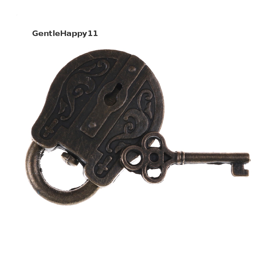 Gentlehappy Vintage Metal Cast God Lock Key Puzzle Mainan IQ &amp; EQ Mind Asah Otak Anak Hadiah id