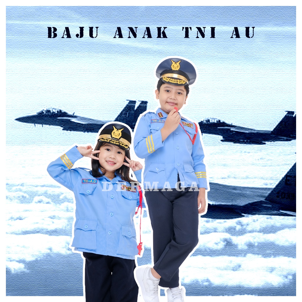 Jual Seragam Baju TNI AU Anak Seragam Profesi Anak TNI Angkatan Udara