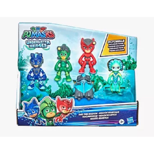 Sale Mainan: PJ Masks Underwater Dive Time Mission Ori Hasbro