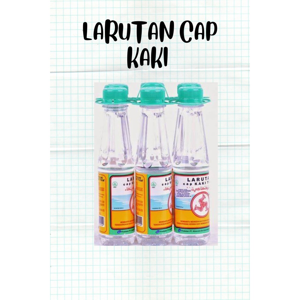 

Larutan Cap Kaki Tiga Botol 200 ml