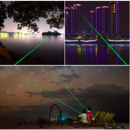 Green Laser Pointer 303 / Laser Hijau / FREE BATTERY / FREE CASAN / Laser Kunci Pengaman