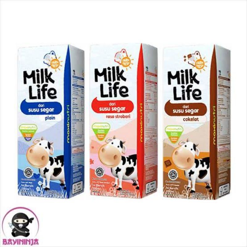

Promo!! susu uht milk life 200ml 24pc (bisa mix 2 rasa)