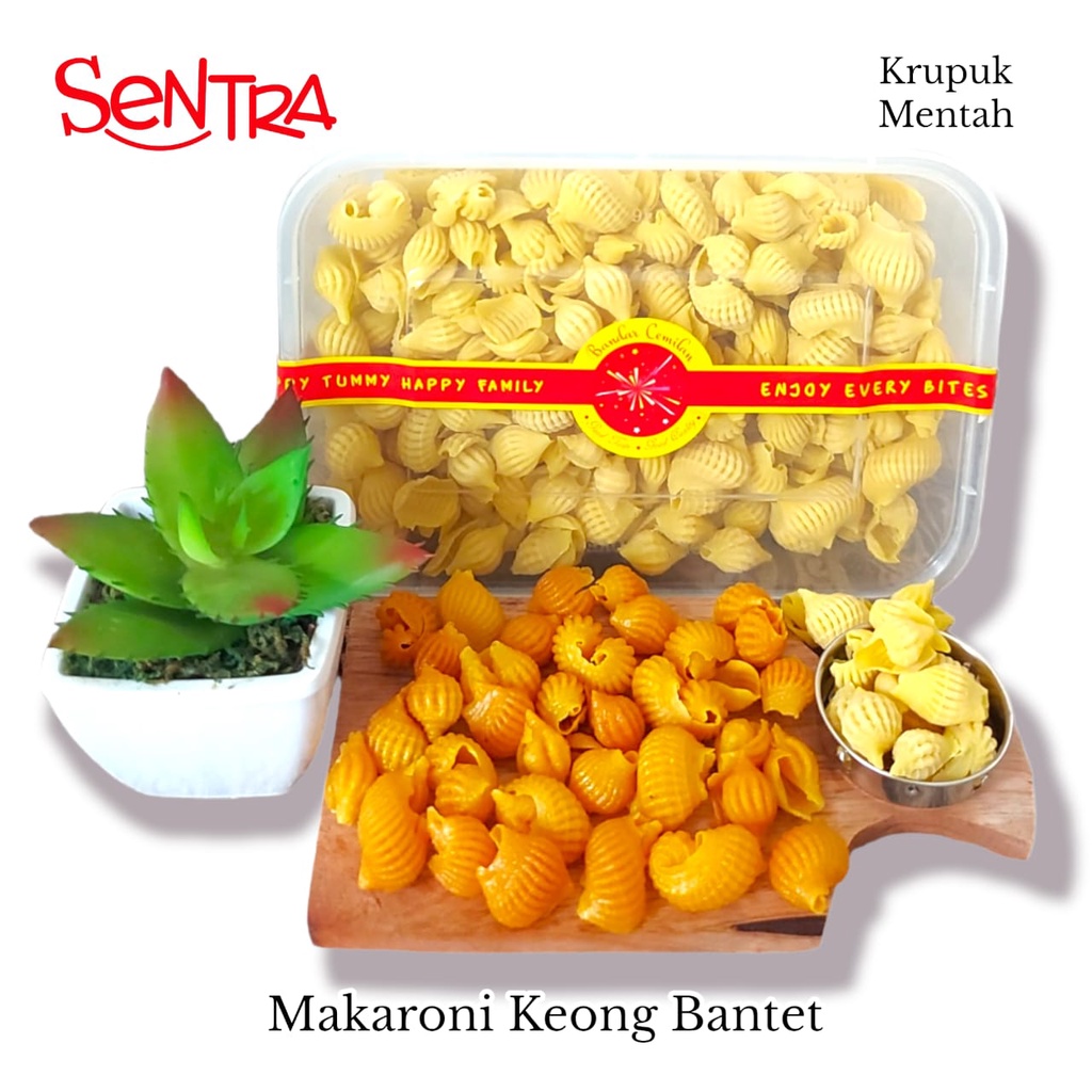 

Kerupuk Makaroni Keong Bantet || Kerupuk Kering Mentah Box Premium