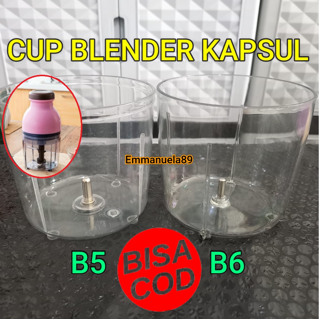 CUP BLENDER QUATRE SPAREPART BLENDER KAPSUL BINTANG 5 BINTANG 6