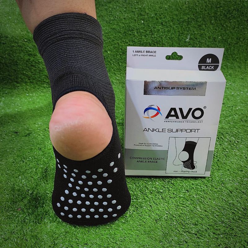 avo ankle support anti slip dekker kaki dekker pergelangan kaki pelindung kaki