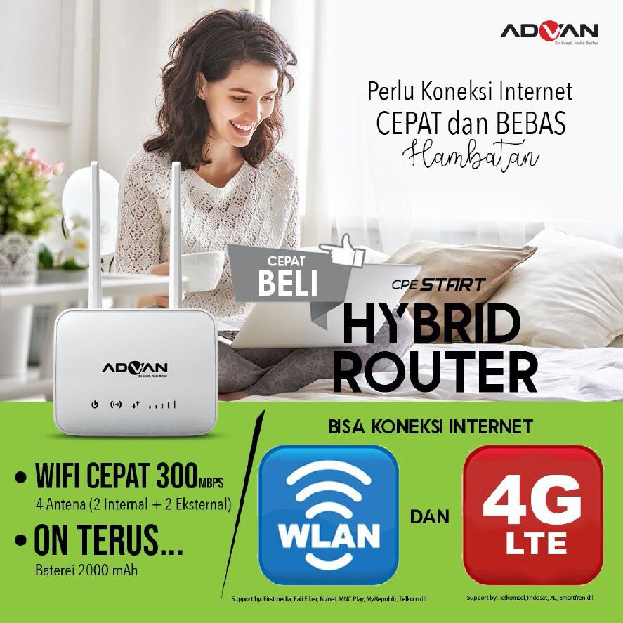 Advan Cpe Modem Router Modem 4G Wifi UNLOCK ALL OPERATOR / Advan CPE