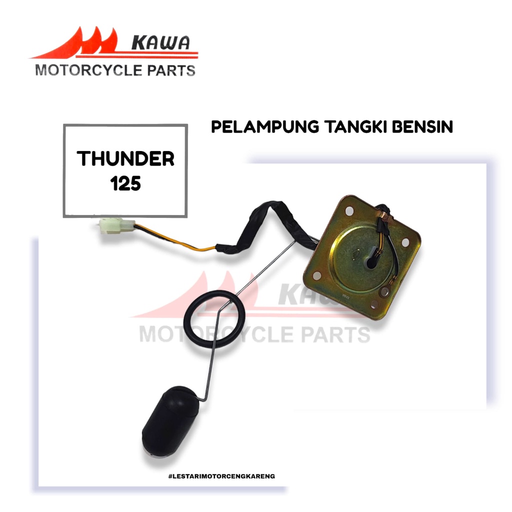 PELAMPUNG TANGKI BENSIN THUNDER 125 LAMA LOKAL FUEL UNIT GOOD