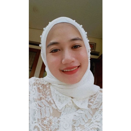 #GG Segi Empat Bella square Payet Mutiara Klabang LiLac / segi empat bella square / hijab segi empat