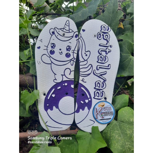 Sandal swallow Ukir (bisa request motif)