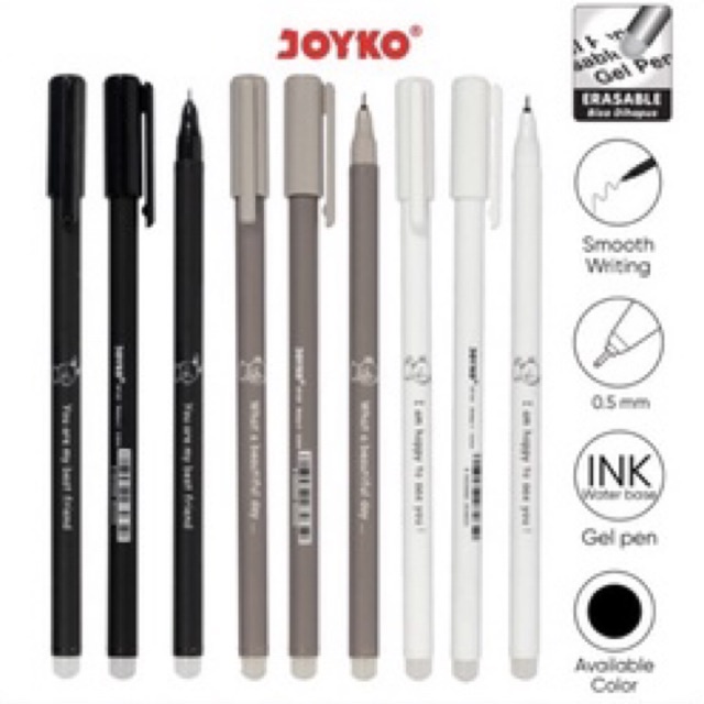 

Erasable Pen JOYKO GP-321/Bolpen bisa di hapus (12pcs)