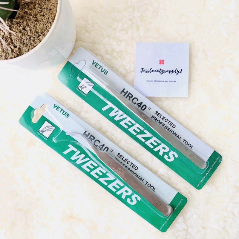 Pinset Vetus Tweezer / Vetus / lurus bengkok tweezer