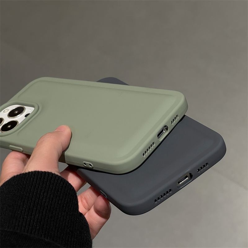 Soft Case Bahan Silikon Tahan Banting Untuk iPhone 14 Pro MAX 13 12 11 Pro MAX 14 Plus XS MAX