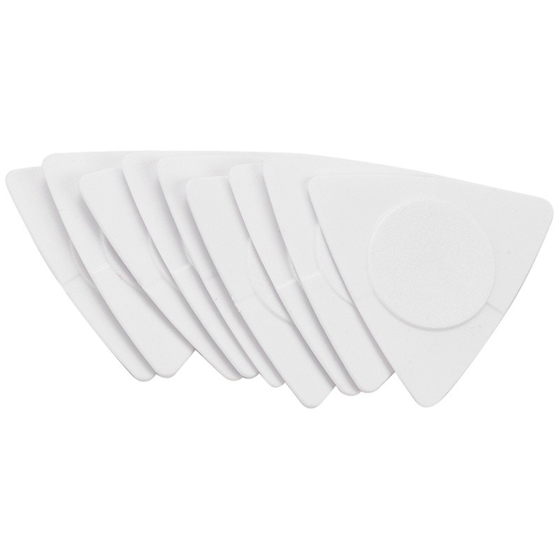 Flanger Pick Gitar Bentuk Segitiga Bahan PC ABS Tebal 0.75x0.5mm,1.0