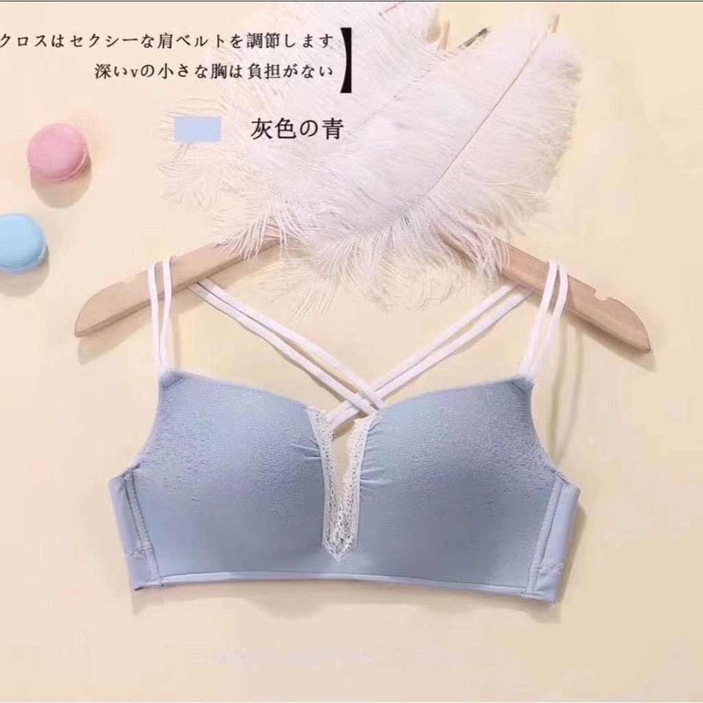 bra bh import cantik tanpa kawat size 32-38
