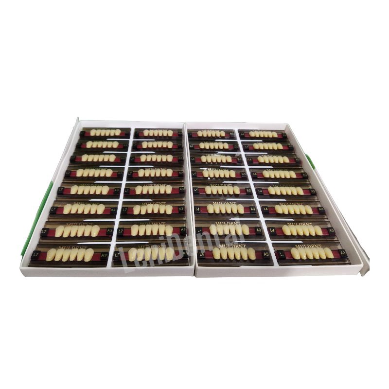 GIGI PALSU / GIGI MULDENT - DEPAN BAWAH / PER BOX ISI 16 BARIS