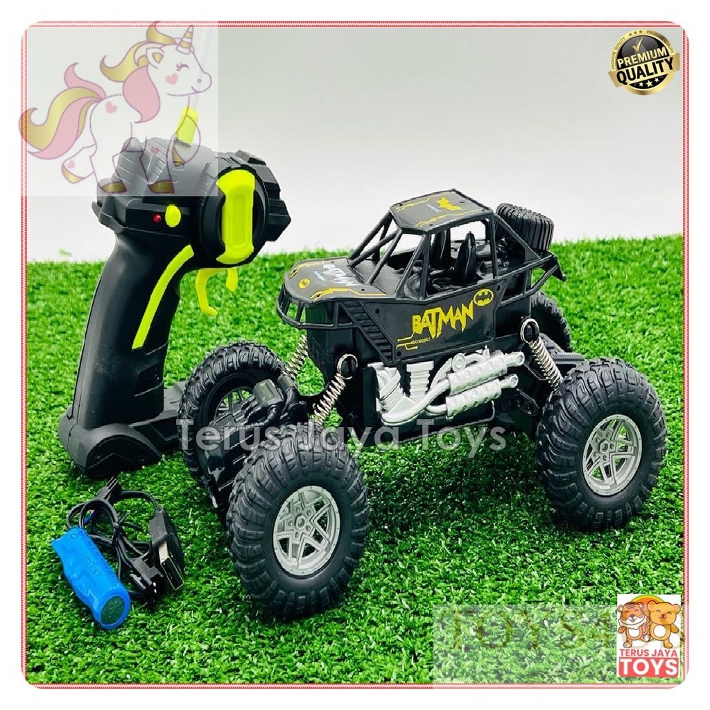 Toys4Us - Mainan mobil remote kontrol jeep offroad batman charger - jeep remot mainan
