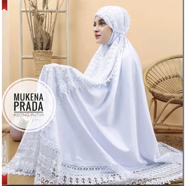 Mukena Princess Putih Bersih Full KD