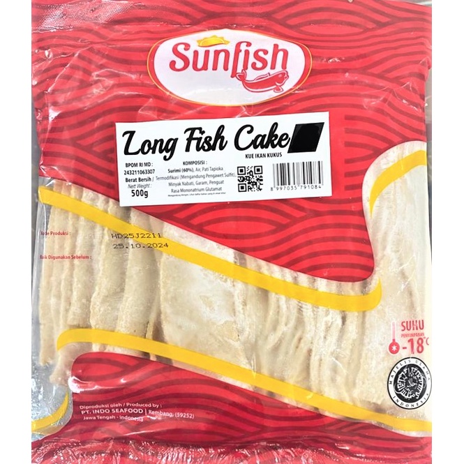 

Sunfish Long Fish Cake (Odeng) 500gr