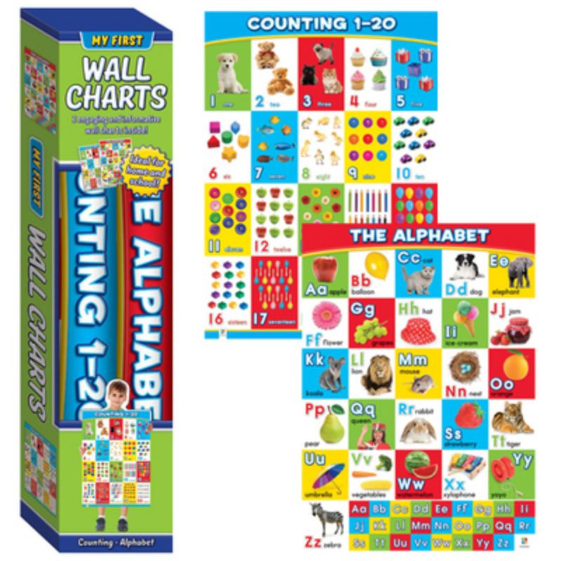 Counting And Alphabet (School Zone: My First Wall Charts)
