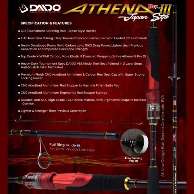 Joran Daido Athena III Pro Series JS 602 ( free packing PVC )