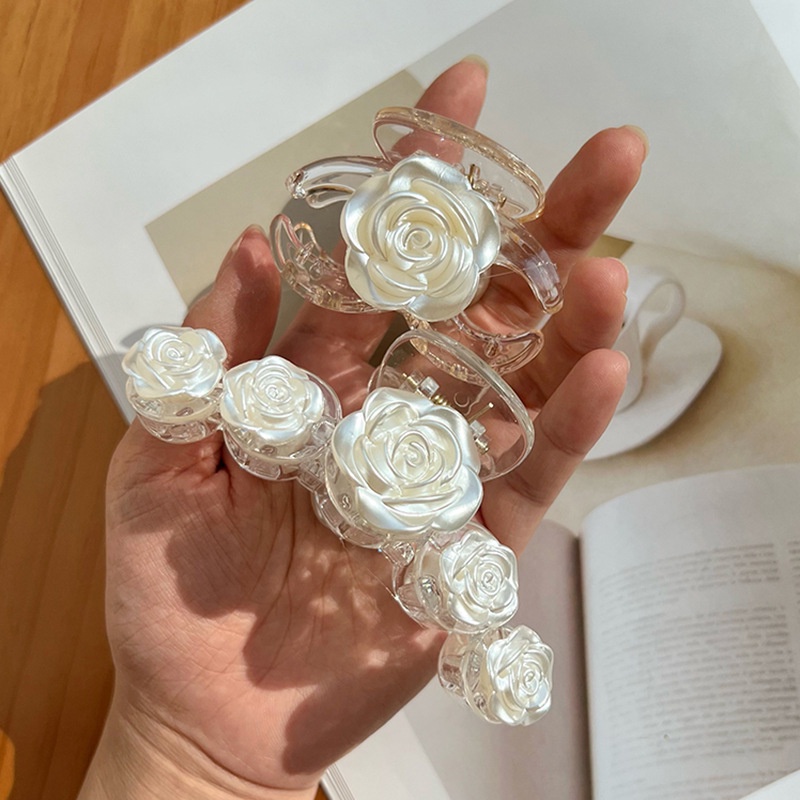 JEDAI BUNGA JEPITAN FLOWER PANJANG SMALL MINI JEPIT RAMBUT BESAR KLIP AKSESORIS RAMBUT ELEGAN KOREA WANITA FLORAL BESAR TEBAL KOREAN WOMEN FEMALE ELEGANT JAW THICK HAIR ACCESSORIES CLUTCHER CLAW CLIP CLIPS LARGE BIG LONG JUMBO HAIRCLIP FAIRY ELEGANT