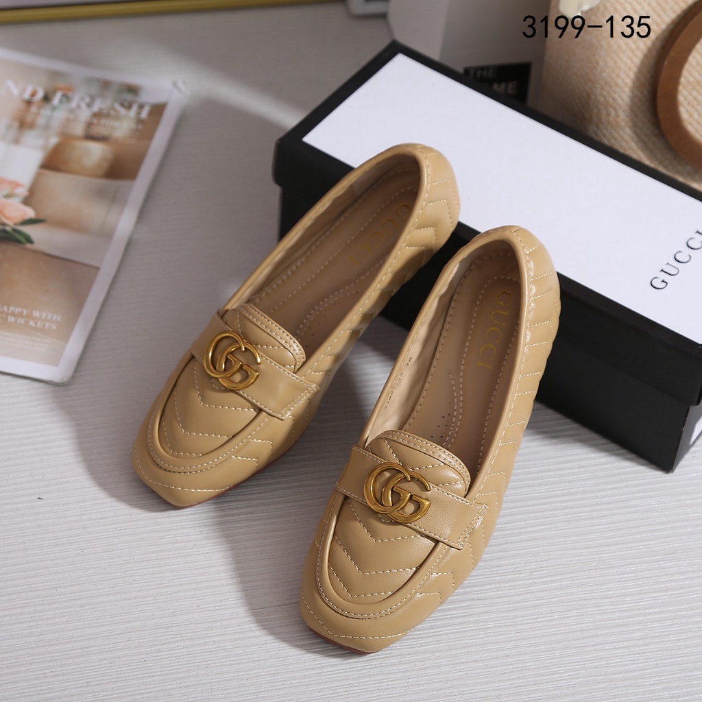 GC  GG Logo Calsfkin Flats Shoes 3199-135