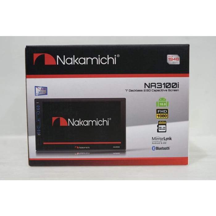 HEAD UNIT DOUBLEDIN 7INCH DECKLESS NAKAMICHI NA3100i RAM 4GB ROM 64GB
