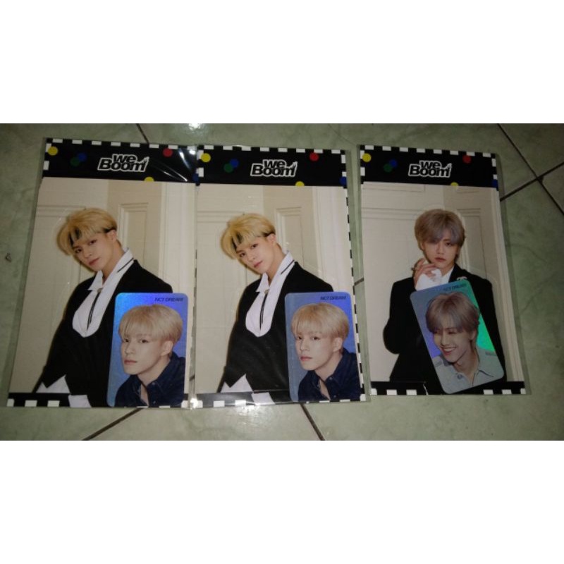 Md standee hologram jeno jaemin we boom sealed