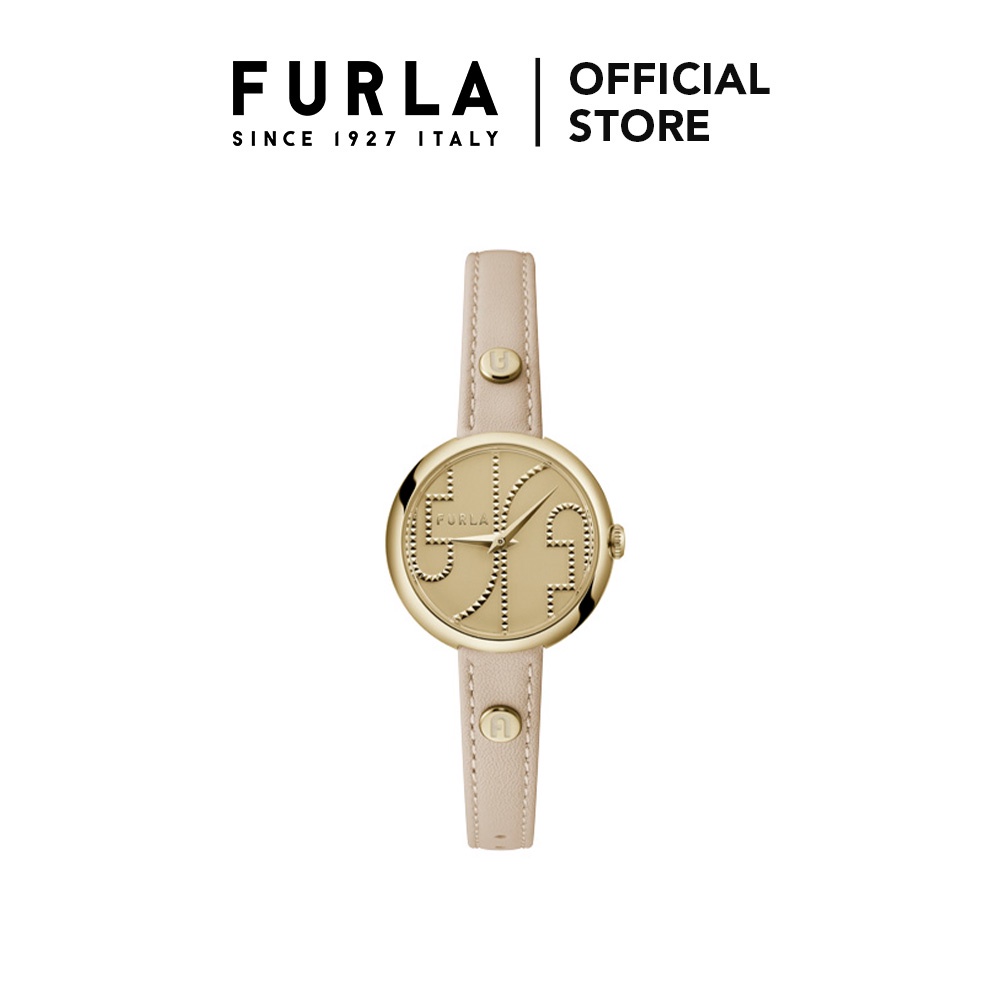 FURLA - Cosy Gold Tone Case Champagne Dial Watch