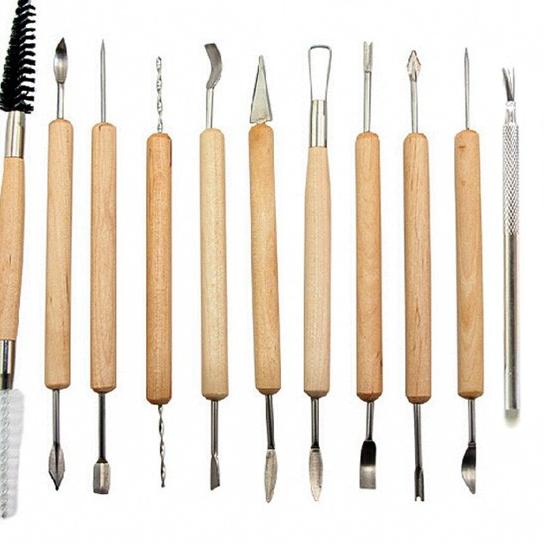 

Pottery & Sculpting Art Tools Set isi 11 / Clean up Tools Kit