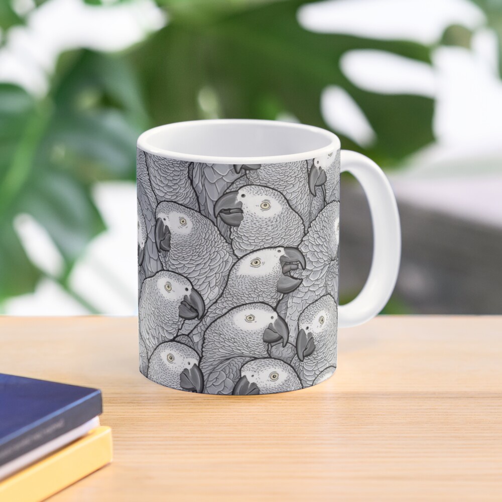 African Grey Parrots Coffee Mug