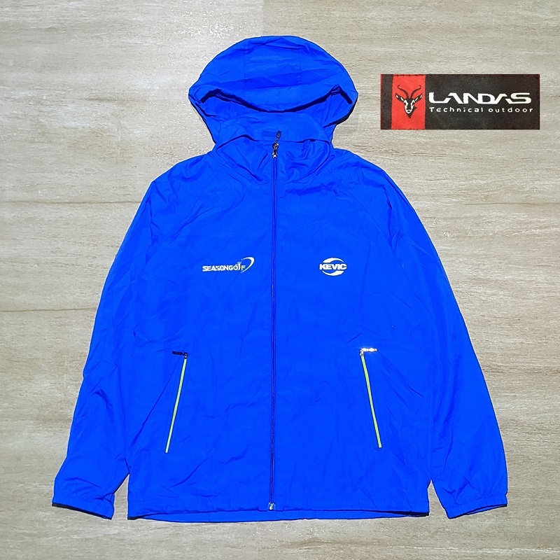 Jaket Thrift Sport Pria LANDAS ORIGINAL Hoodie Olahraga Second Preloved Branded Kondisi 90% bagus