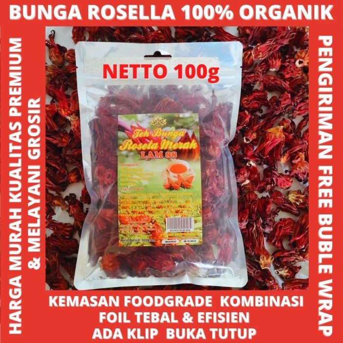 

BUNGA ROSELA MERAH LAM 88