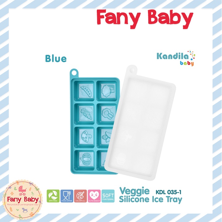 KANDILA BABY VEGGIE SILICONE ICE TRAY / KDL035-1