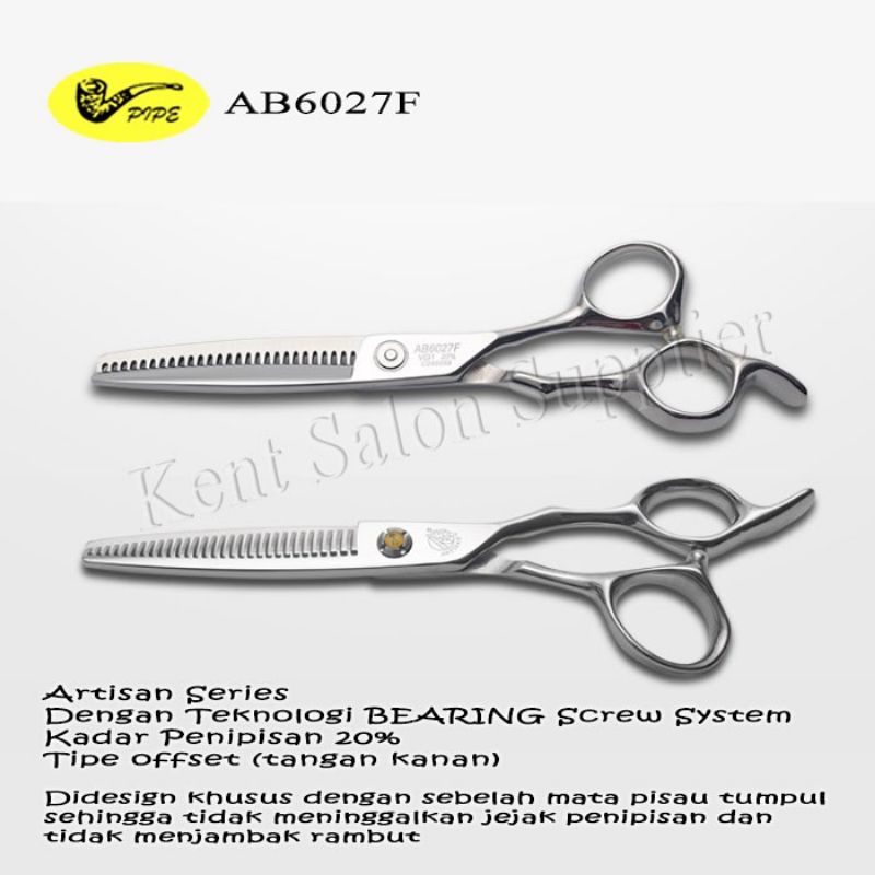 

Gunting Penipis 20% PIPE Artisan AB6027F