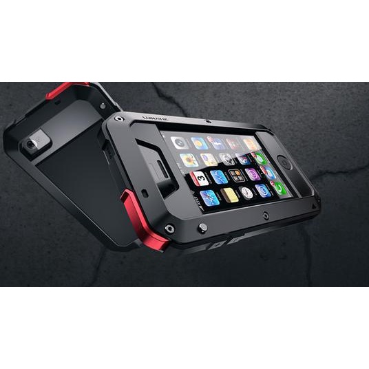 Lunatik Taktik Case Gorilla Glass IPhone 11.11 Pro.11 Pro Max - Full Hitam, 11 Pro