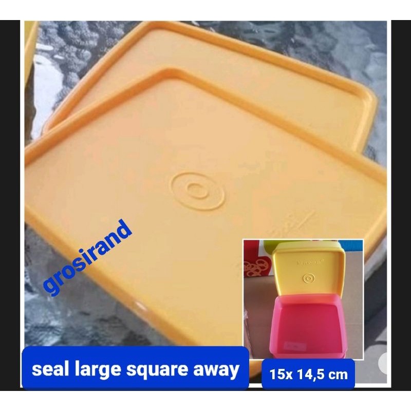 Seal Tutup Square Away , seal medium square away , seal large square away