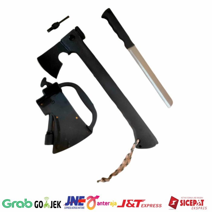 Kapak Kampak Survival Multifungsi 3 In 1 Kapak Camping Outdoor Hand Tools