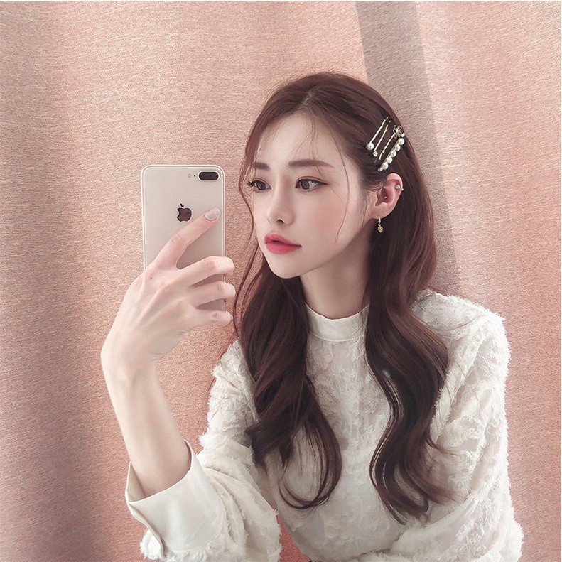 RSB JR154 Bobby Pin Hairclip Hairpin Jepit Rambut Wanita Mutiara Style Korea Jepitan Rambut Import