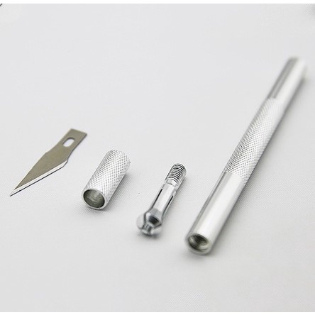 

Pisau ukir set pen cutter art knife knifezer pahat FREE 5 refill aluminium blade kayu||Pisau Cutting Sticker Stiker Bujo Journaling Kerajinan Tangan