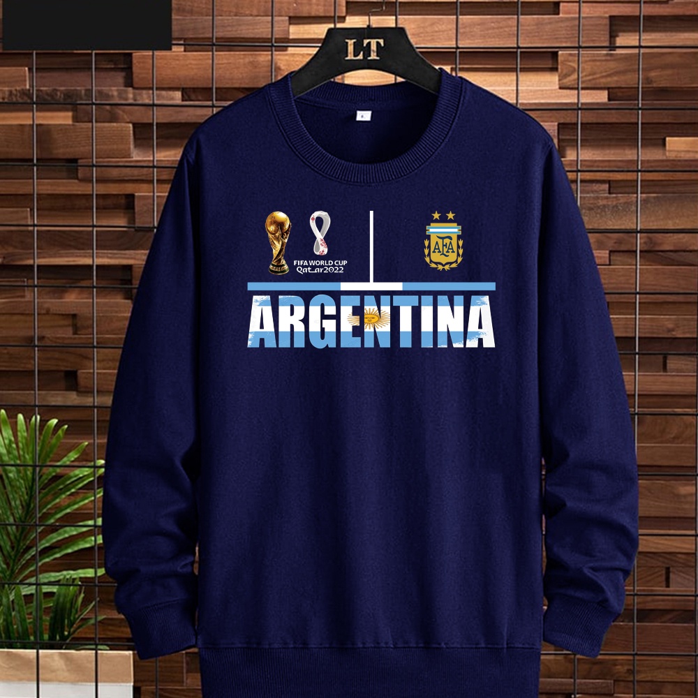 SWEATER PRIA / WANITA /UNISEX EDISI KHUSUS PIALA DUNIA 2022 ARGENTINA