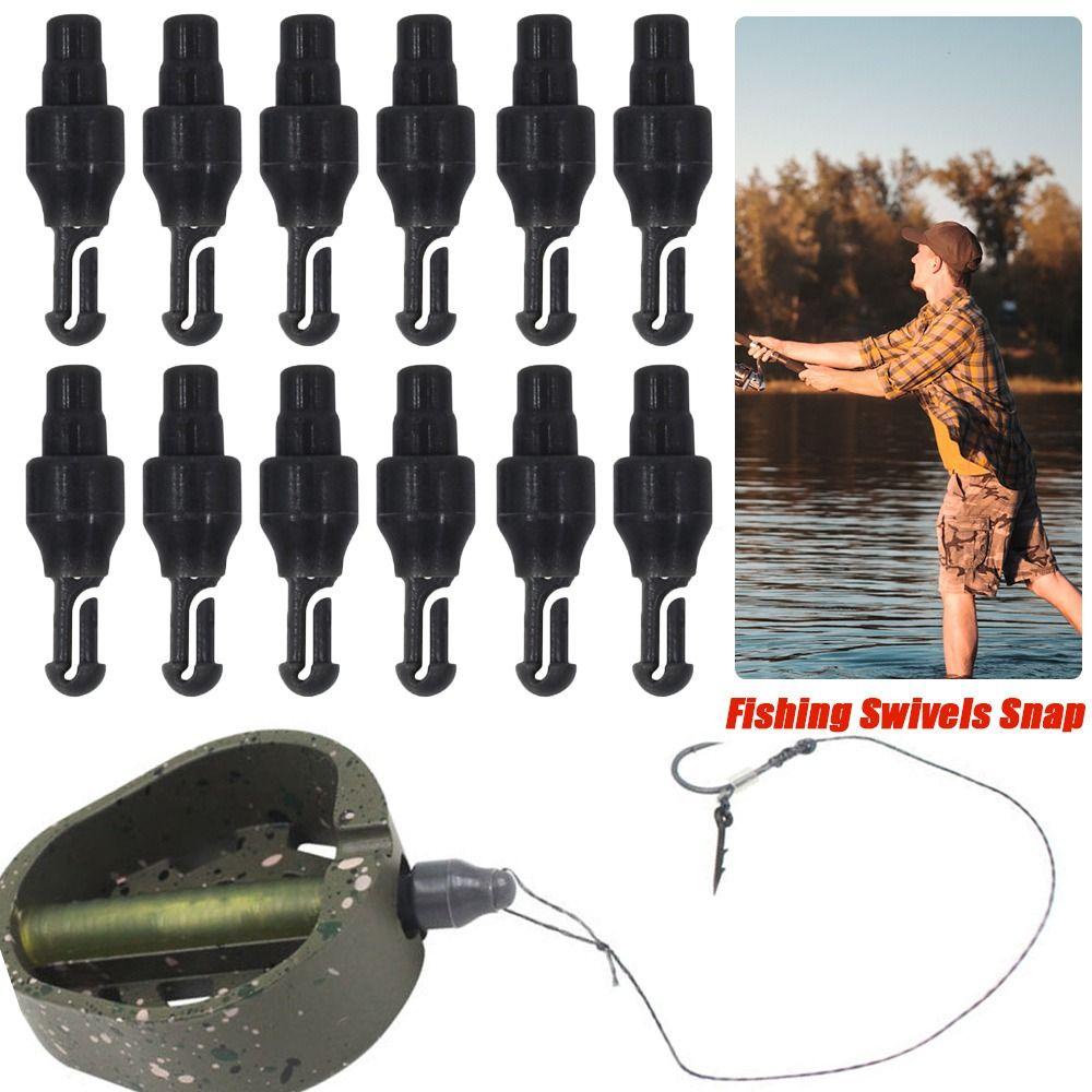 Top 50Pcs/lot Memancing Putar snap Klip Garis snap Baru Tahan Lama