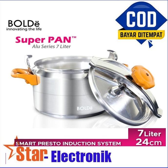 Bolde Presto Alu Series/Bolde Super Presto 7 Liter - Alu Series Sriandaolshop
