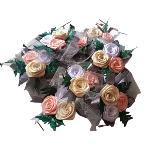 

pita satin warna warni kombinasi hiasan tempel mahar praktis satuan