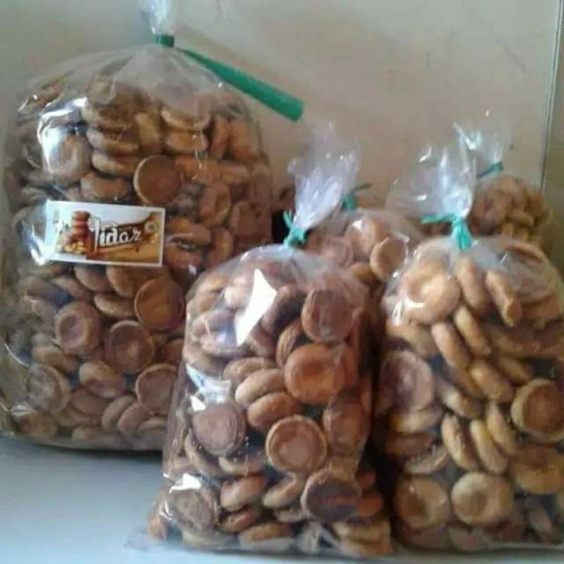

kue kacang tidar berat 1kg isi 100 biji